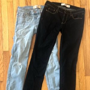 2 pairs of jeans